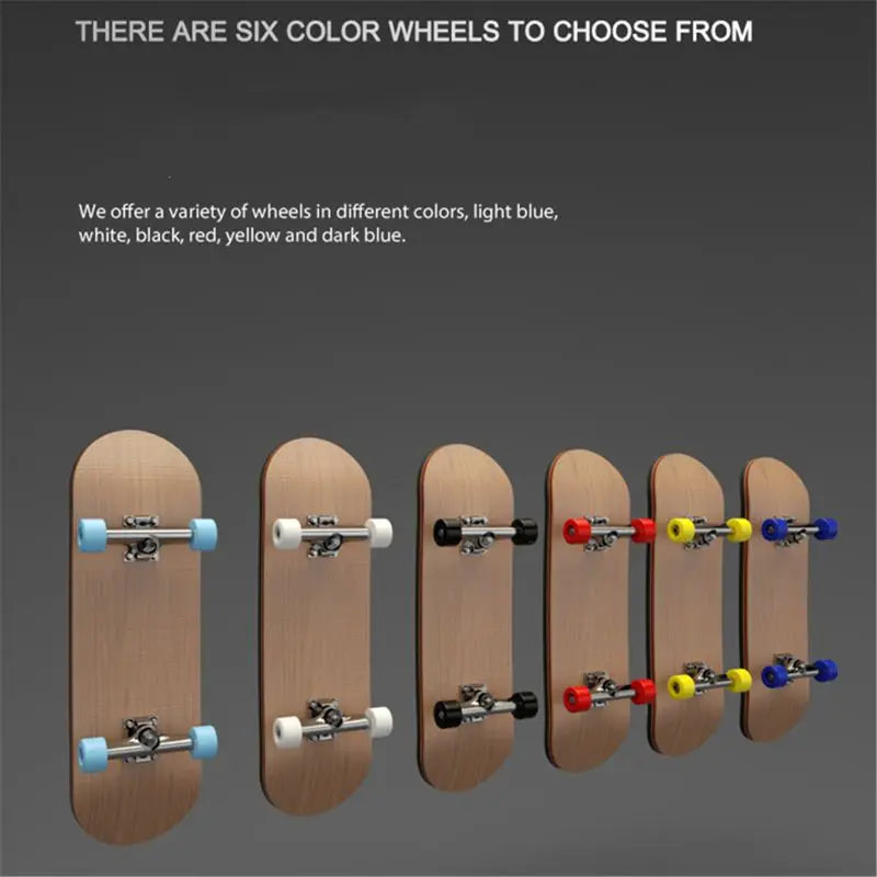Finger SkateBoard Wooden Fingerboard Toy Professional Stents Finger Skate Set Novelty Children Christmas Gift