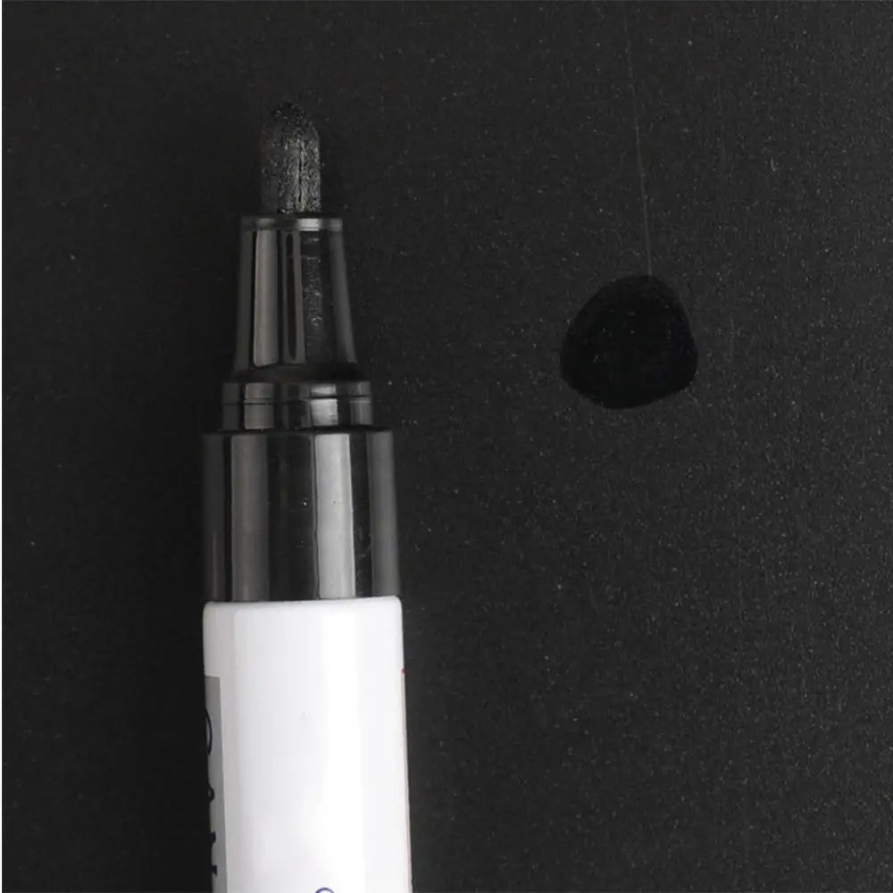 1Pc Car Oily Painting Pen Waterproof Permanent Graffiti Touch Up Tyre Marker Auto Rubber Tire Tread Mark Pen for Bike Cars Metal