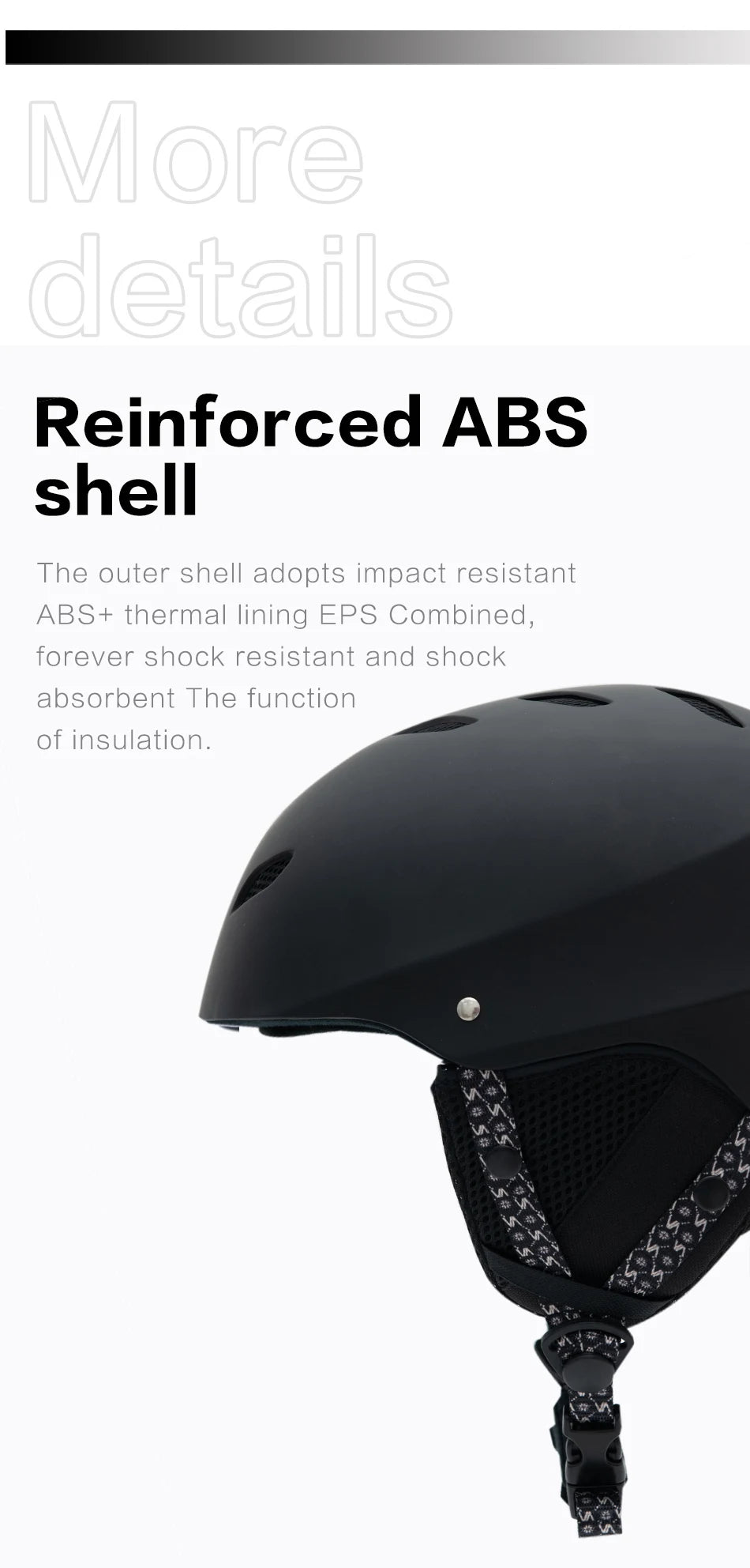 VECTOR Man Women Snowboard Snowmobile Ski Helmet CE Certification Adult Windproof Skating Skateboard Snow Sports Cycling Helmets