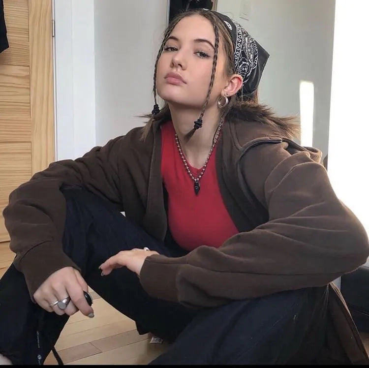 Hip Hop Women Bandana Scarf Girls Kids Punk Square Bandanas Headwear Fashion Bohemian Head Scarf Headbands Hair Accessories 2024