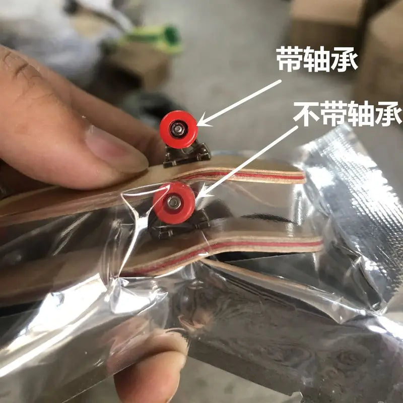 Finger SkateBoard Wooden Fingerboard Toy Professional Stents Finger Skate Set Novelty Children Christmas Gift