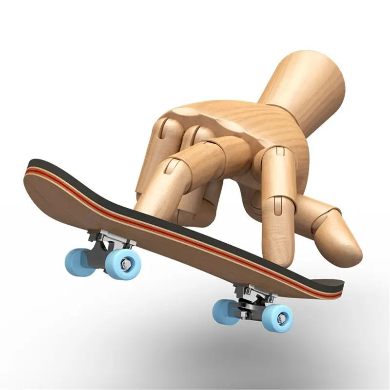 Finger SkateBoard Wooden Fingerboard Toy Professional Stents Finger Skate Set Novelty Children Christmas Gift