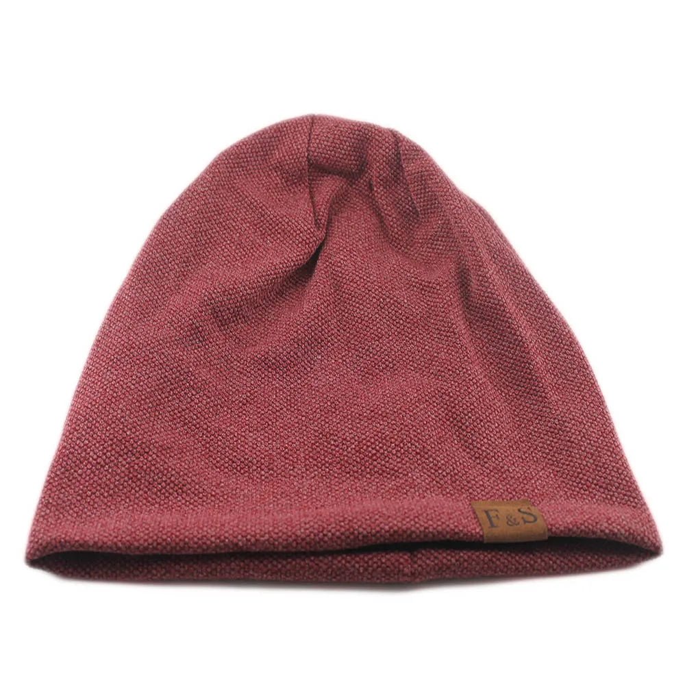 Fashion Bonnet Hat For Men And Women Autumn Knitted Solid Color Skullies Beanies Spring Casual Soft Turban Hats Hip Hop Beanie