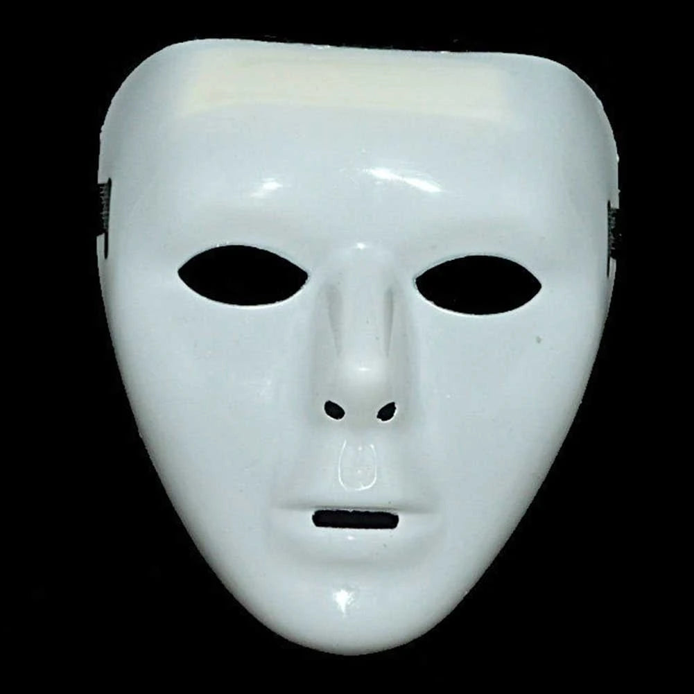 Halloween JabbaWockeeZ Dance Mask Hip-Hop Street Dance White Performances Mask For Man Women Dance Accessories