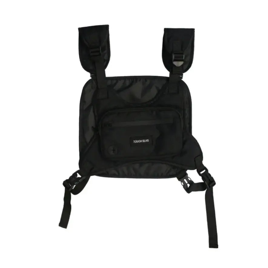 Chest Bag Waist Bag Hip Hop Streetwear Large Capacity Sports Casual Tactical Vest Bags for Men