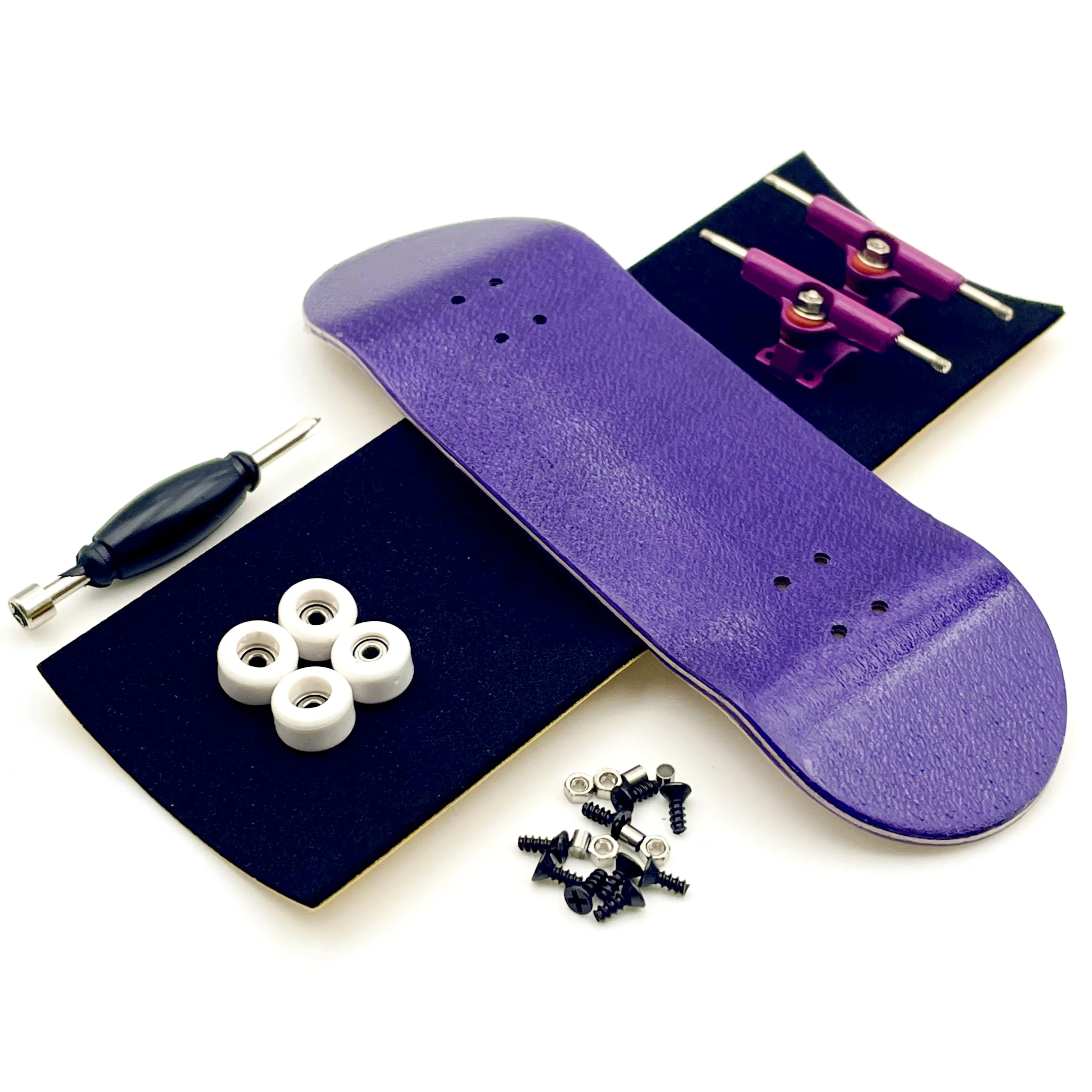 32mm Fingerboard Set with Maple Wooden Deck Metal Trucks Bearing Wheels