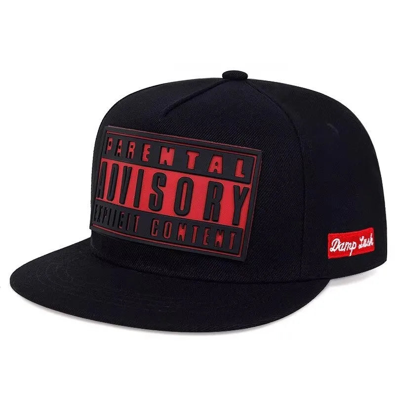 European and American cross-border hot three-dimensional letter printing baseball hat men and women flat brim hip-hop hat street