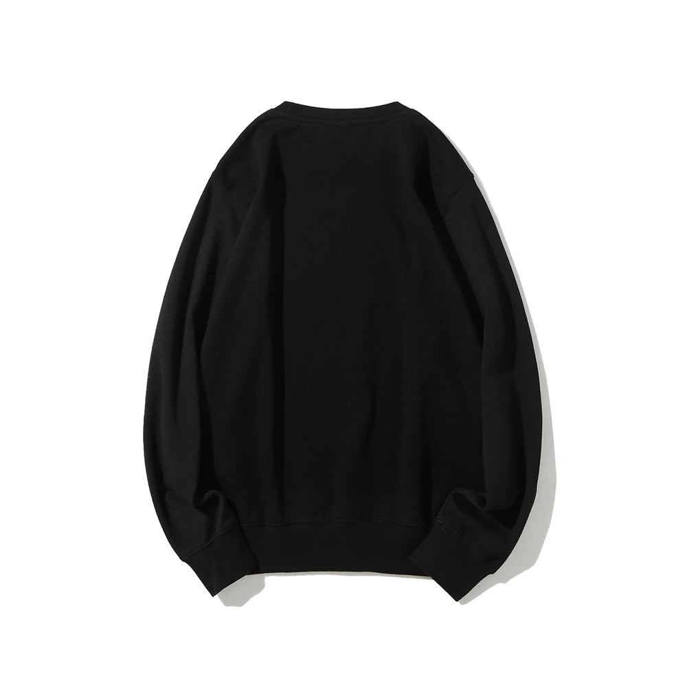 Cute Cow Print Sweater Women's Fashion Casual Crew Neck Pure Cotton Sweatshirt Long Sleeve Warm High Quality Street Wear