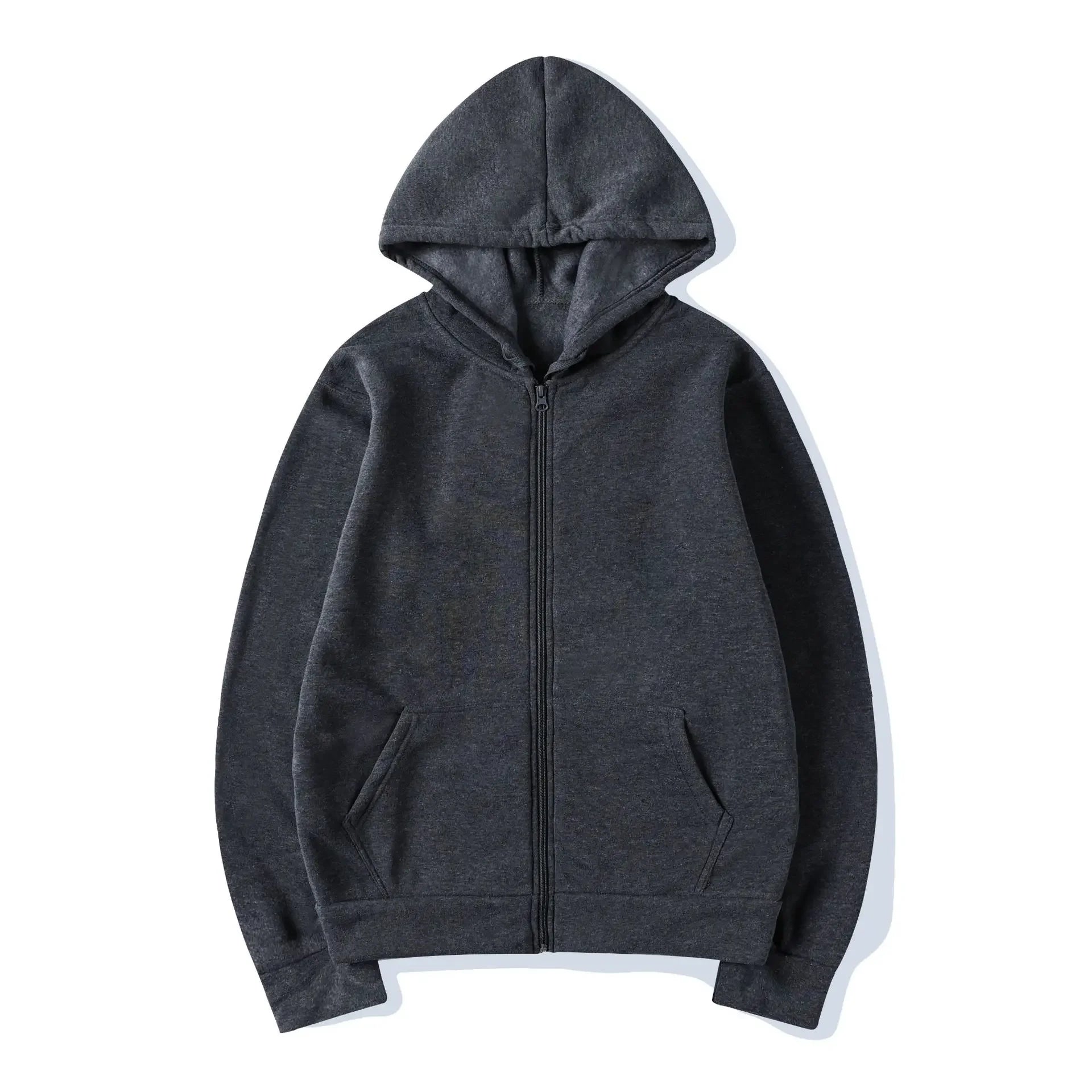 Fashion Casual Black Gray Blue Zipper Hoodie Hip Hop Street Wear Sweatshirts Skateboard Men/Woman Pullover Hoodies Male Hoodie
