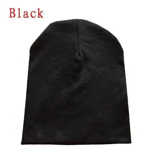 6M-3Y Baby Street Dance Hip Hop Hat Cotton Spring Autumn Toddler Cap Scarf for Boys Girls Winter Warm Solid Color Children
