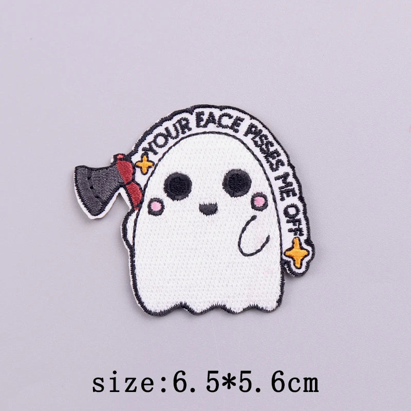 Little Yellow Duck Embroidery Patches For Clothing Hip Hop Animal Patch Iron On Patches On Clothes Fusible Patch Stickers Badges