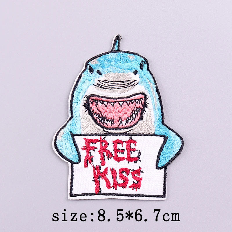 Little Yellow Duck Embroidery Patches For Clothing Hip Hop Animal Patch Iron On Patches On Clothes Fusible Patch Stickers Badges