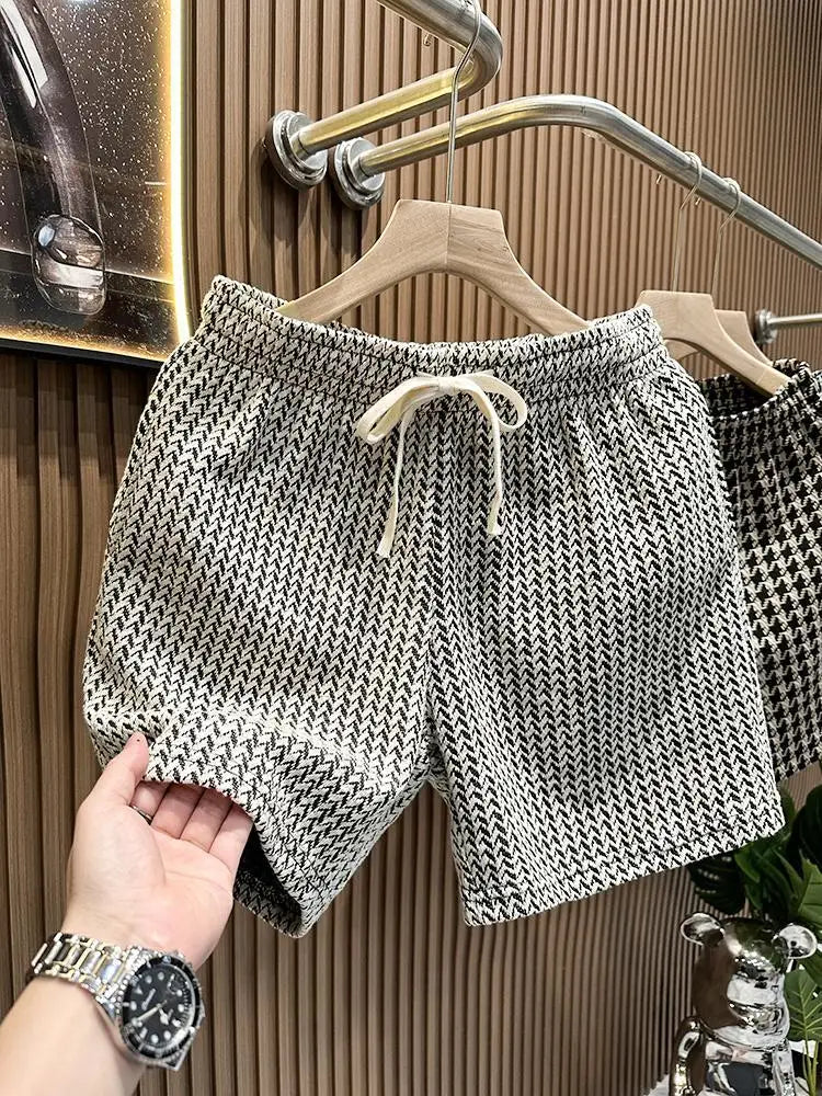 Men's Clothing Print Plaid Shorts Summer Stylish Straight Leg Casual Beach Pants Comfortable Pockets Lightweight Street Shorts