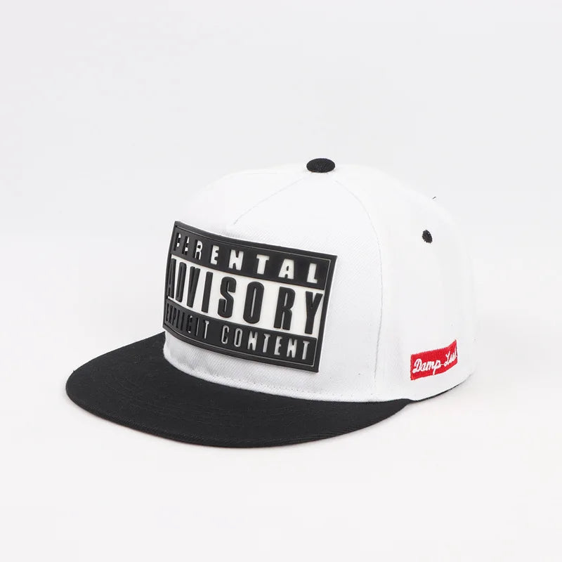 European and American cross-border hot three-dimensional letter printing baseball hat men and women flat brim hip-hop hat street