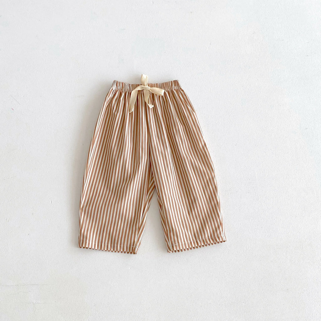 1 2 3 4 5year Old Kids Clothes Striped Harem Pants Fashion Casual Loose Children's Wear Trousers Boys Girls Thin Wide Leg Pant