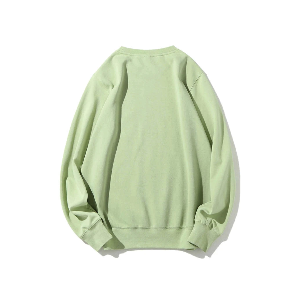 Cute Cow Print Sweater Women's Fashion Casual Crew Neck Pure Cotton Sweatshirt Long Sleeve Warm High Quality Street Wear