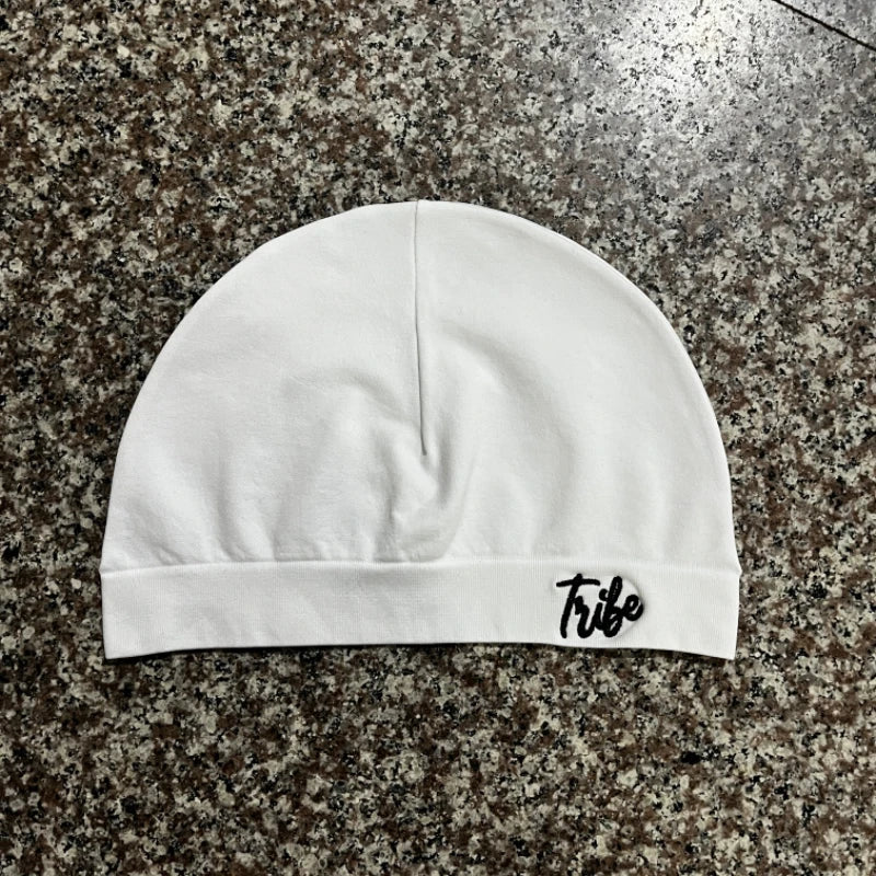 1pc Solid Color Street Style Nylon Skull Print Unisex Beanie Hat, Suitable For All Seasons, Sports & Casual Wear, Great Gift Ch