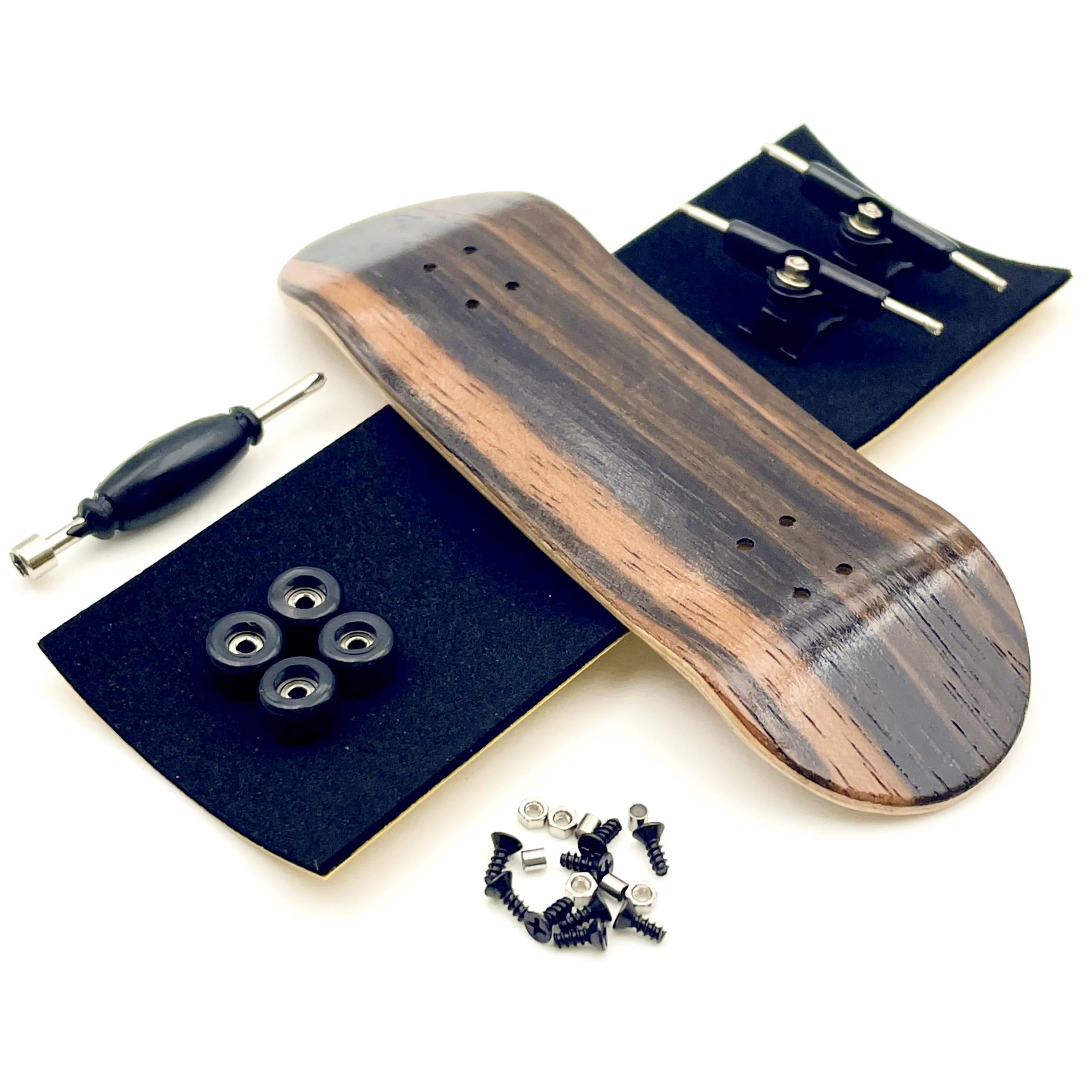 32mm Fingerboard Set with Maple Wooden Deck Metal Trucks Bearing Wheels