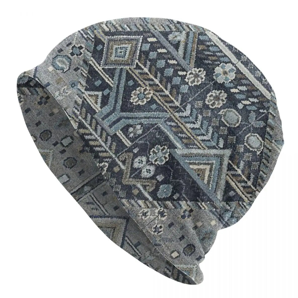 Oriental Rug Art Culture Men Women Adult Beanies Caps Knitting Bonnet Hat Warm Hip Hop Autumn Winter Outdoor Skullies Hats