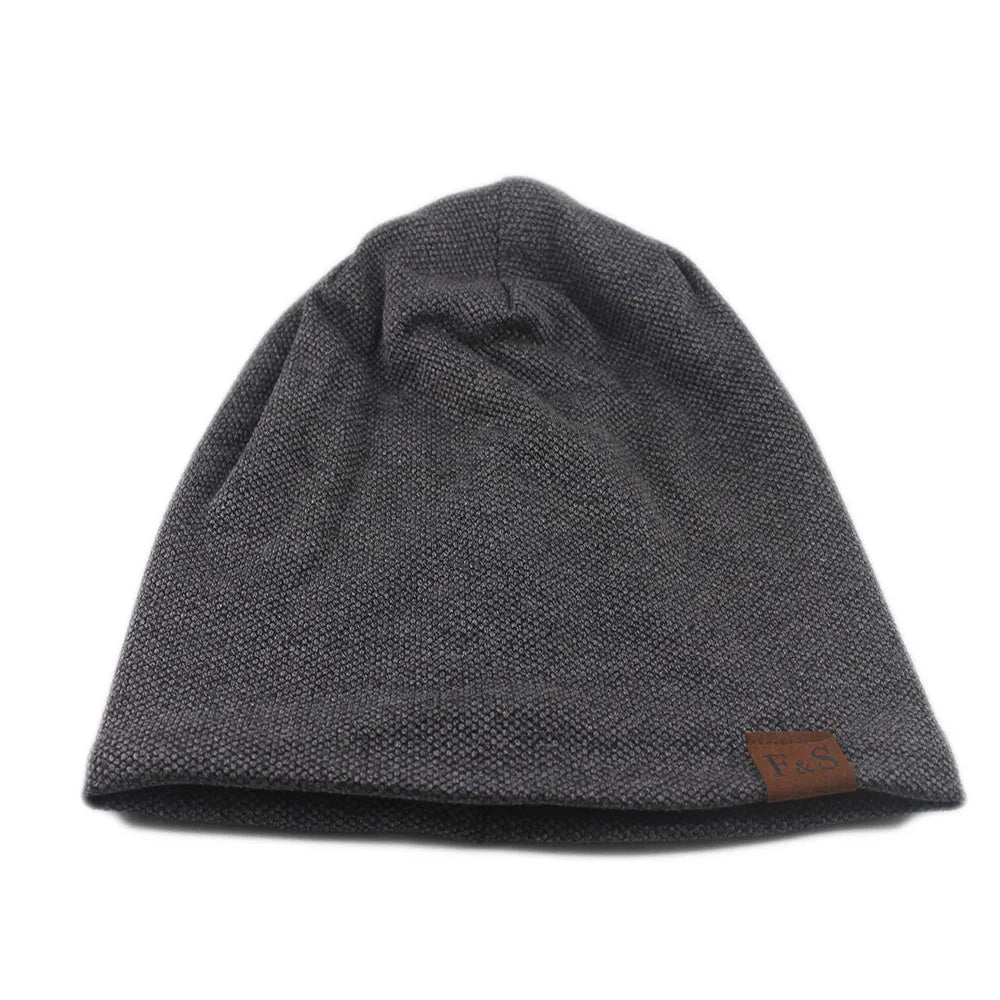 Fashion Bonnet Hat For Men And Women Autumn Knitted Solid Color Skullies Beanies Spring Casual Soft Turban Hats Hip Hop Beanie