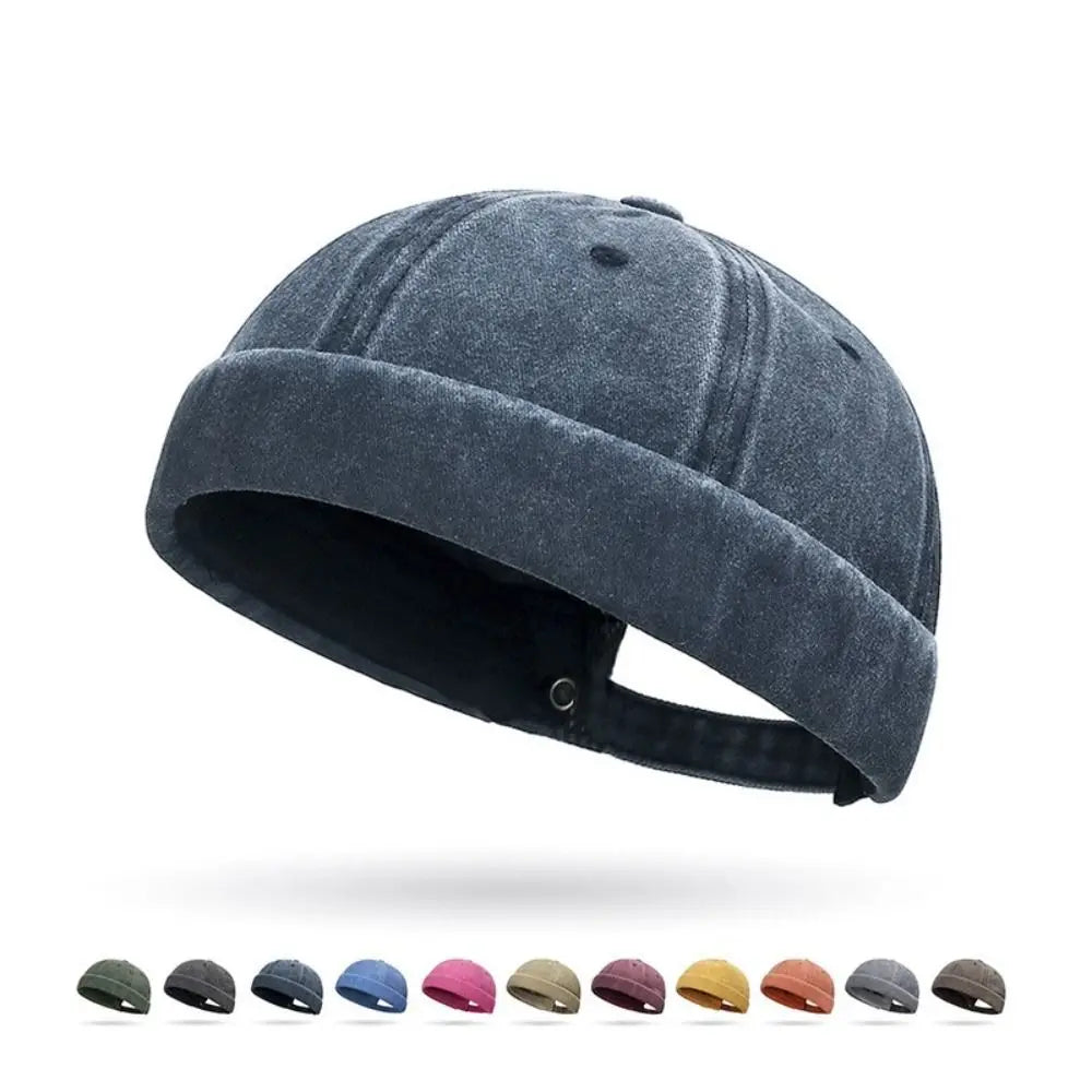Fashion Hip Hop Beanie Street Hat Men Skullcap Women Spring Brimless Baggy Melon Cap Cuff Docker Fisherman Beanies Hats