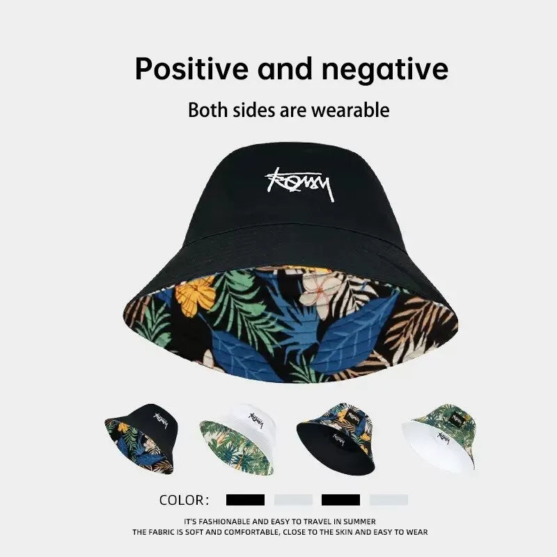 Big Head Size Fisherman Hat Male Reversible Hawaii Korean Spring Hats for Men Casual Panama Hat Bob Hip Hop Bucket Men Caps