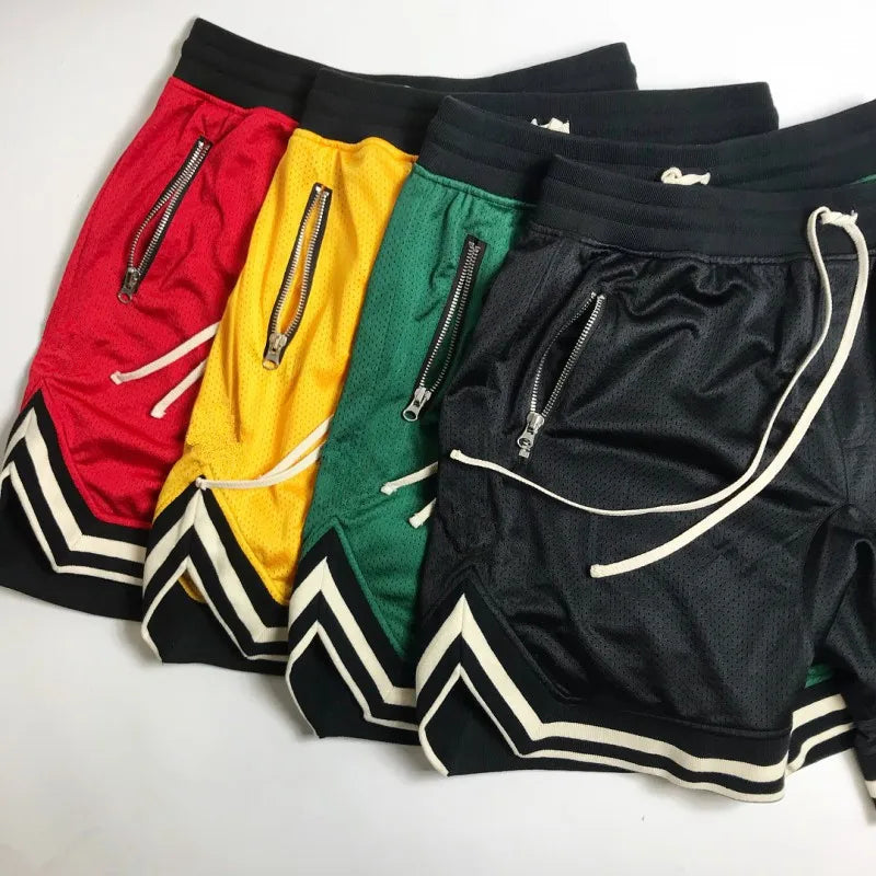 Men's Loose Shorts Male Basketball Gym Fitness Joggers Quick Dry Sports Outfits Hip Hop Rap Street Wear for Men