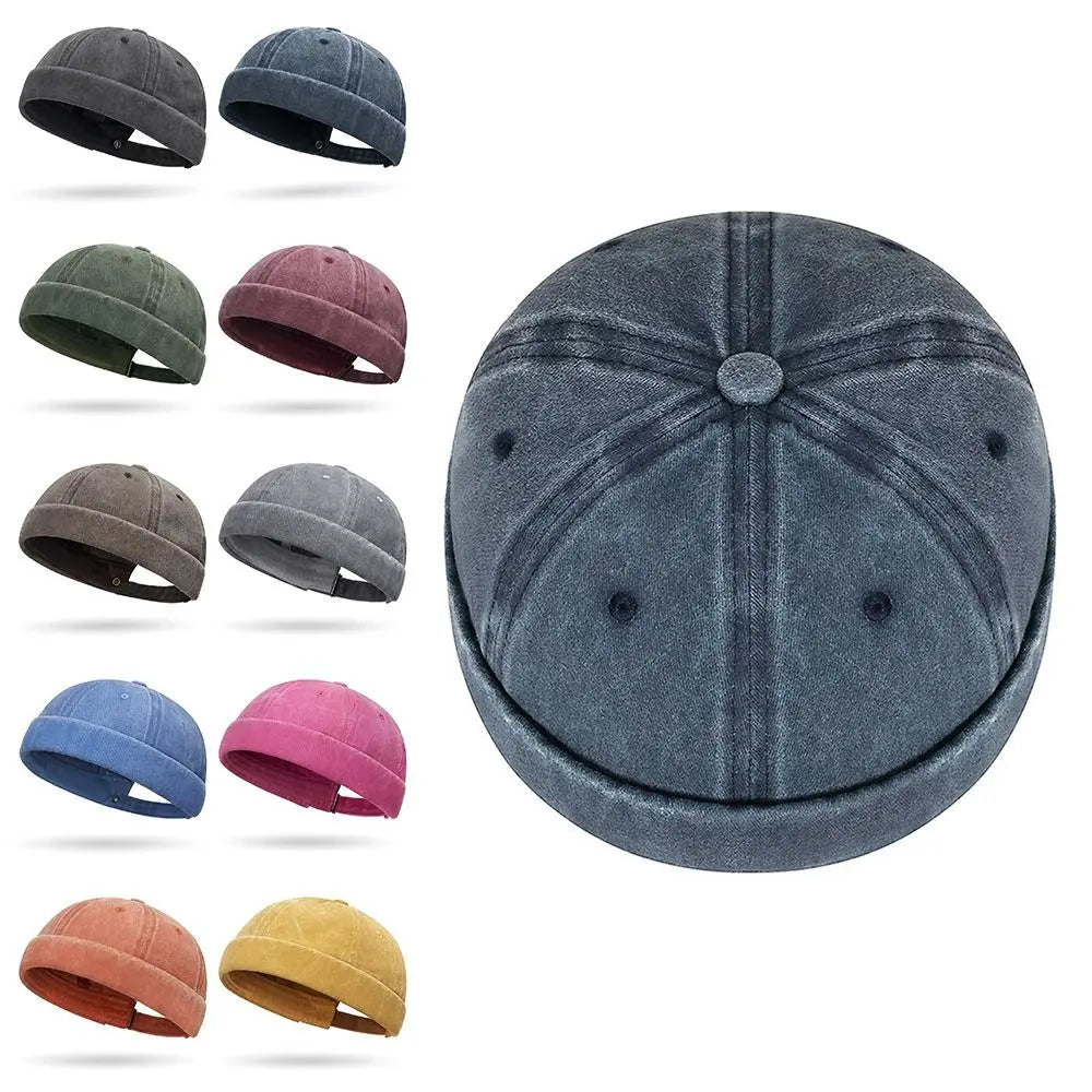 Fashion Hip Hop Beanie Street Hat Men Skullcap Women Spring Brimless Baggy Melon Cap Cuff Docker Fisherman Beanies Hats