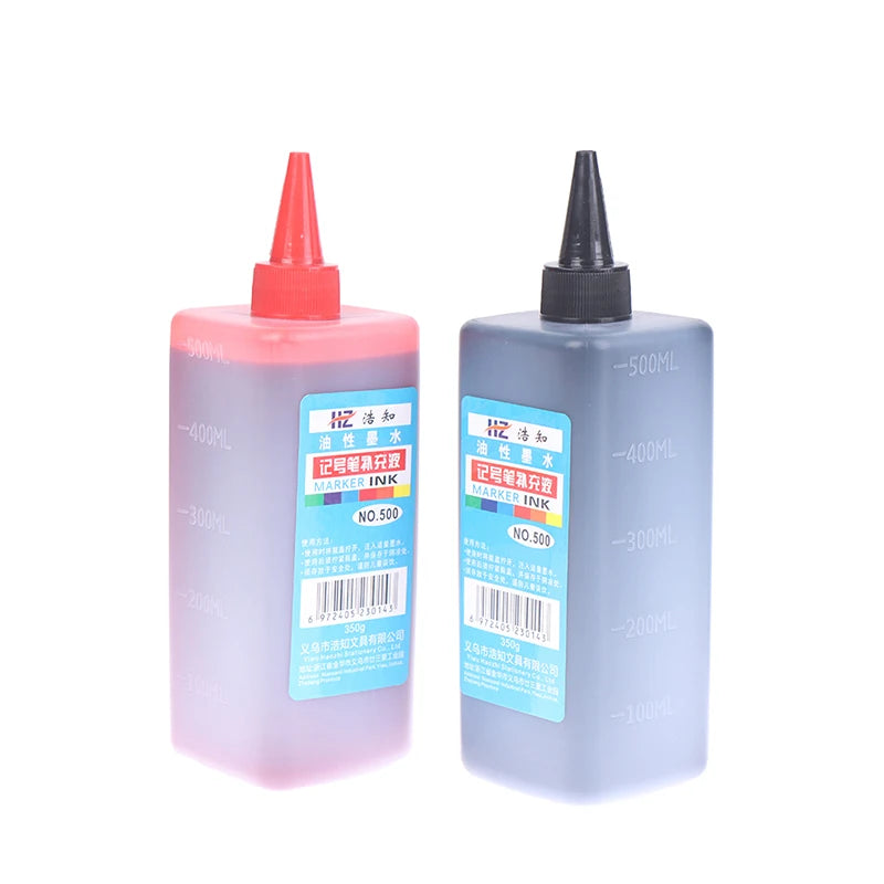500ml Permanent Dry Graffiti Oil Marking Pen For Marking Pen To Add Ink, Smooth And Easy To Use Stationery