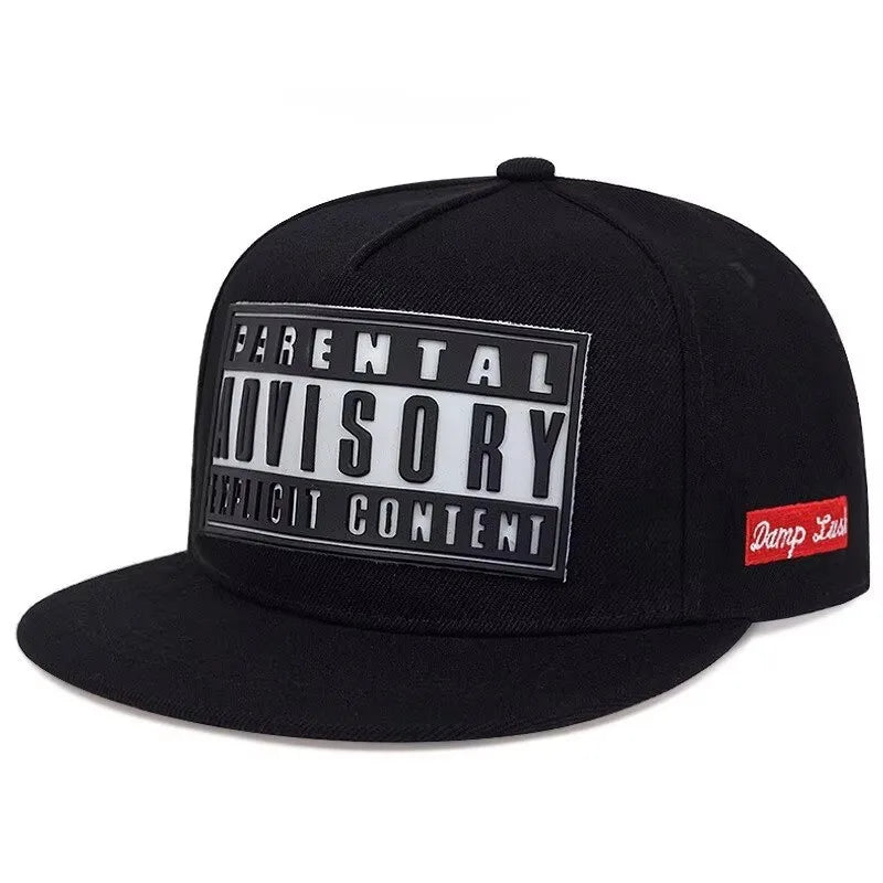 European and American cross-border hot three-dimensional letter printing baseball hat men and women flat brim hip-hop hat street