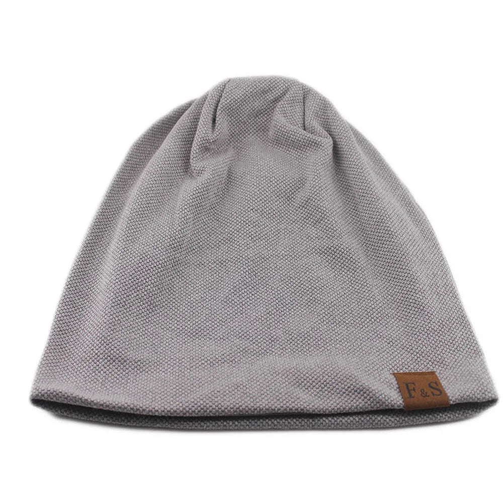 Fashion Bonnet Hat For Men And Women Autumn Knitted Solid Color Skullies Beanies Spring Casual Soft Turban Hats Hip Hop Beanie