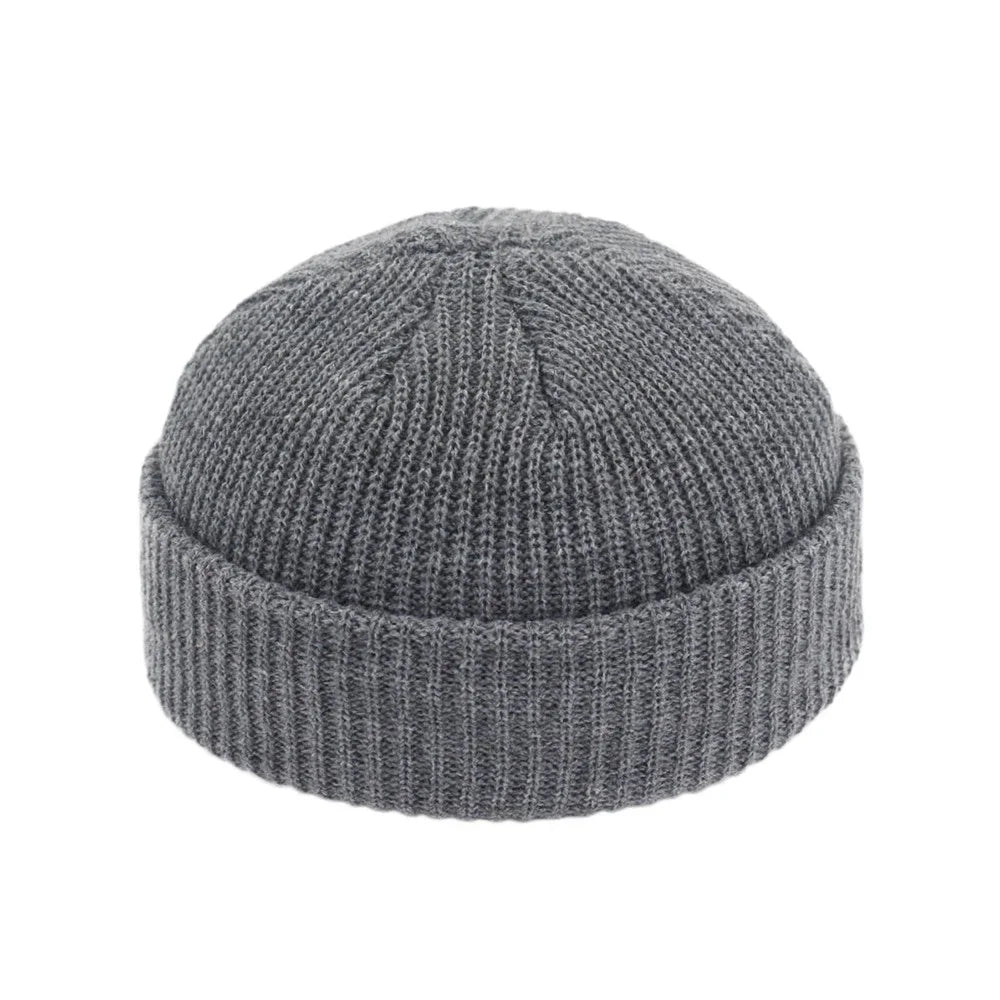 Autumn and Winter Retro Fashion Knitted Hat Men's and Women's Versatile Street Trend Hip Hop Hat Outdoor Warm Hat