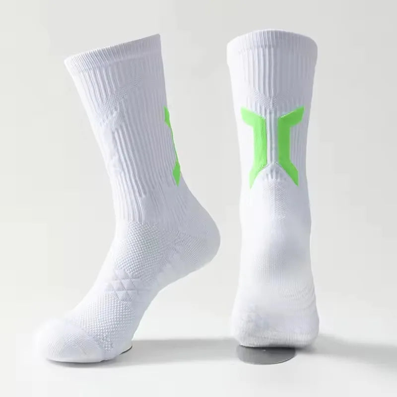 1/3pair professional basketball socks Men marathon compression running sport socks thick towel socks skateboarding socks for man