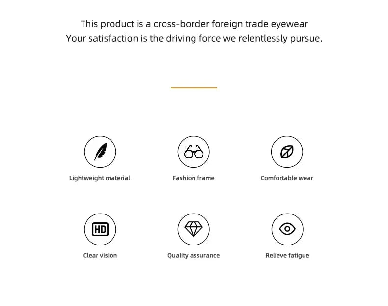 Texture Thick Edge Square Frame Decoration Street Wear Flat Mirror European And American Anti-blue Glasses