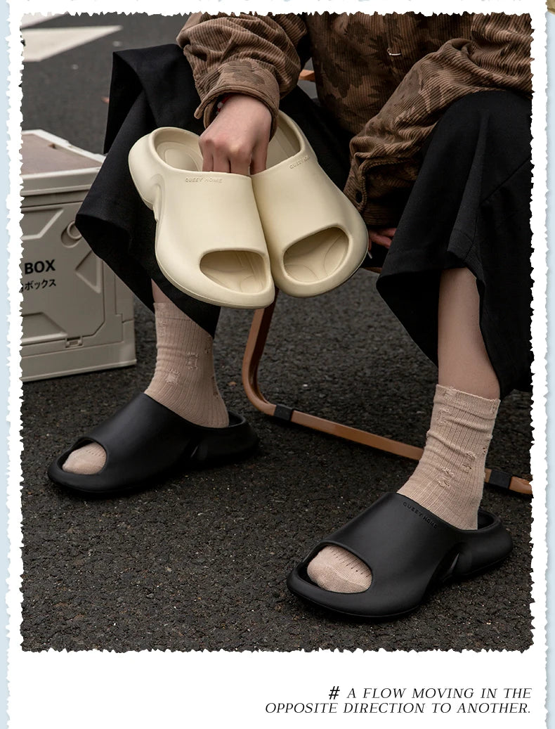 2025 New Fashion Men's Sports Shoes Non Slip Beach Sandals Indoor Outdoor High Quality EVA Slippers Comfortable Couple Slides