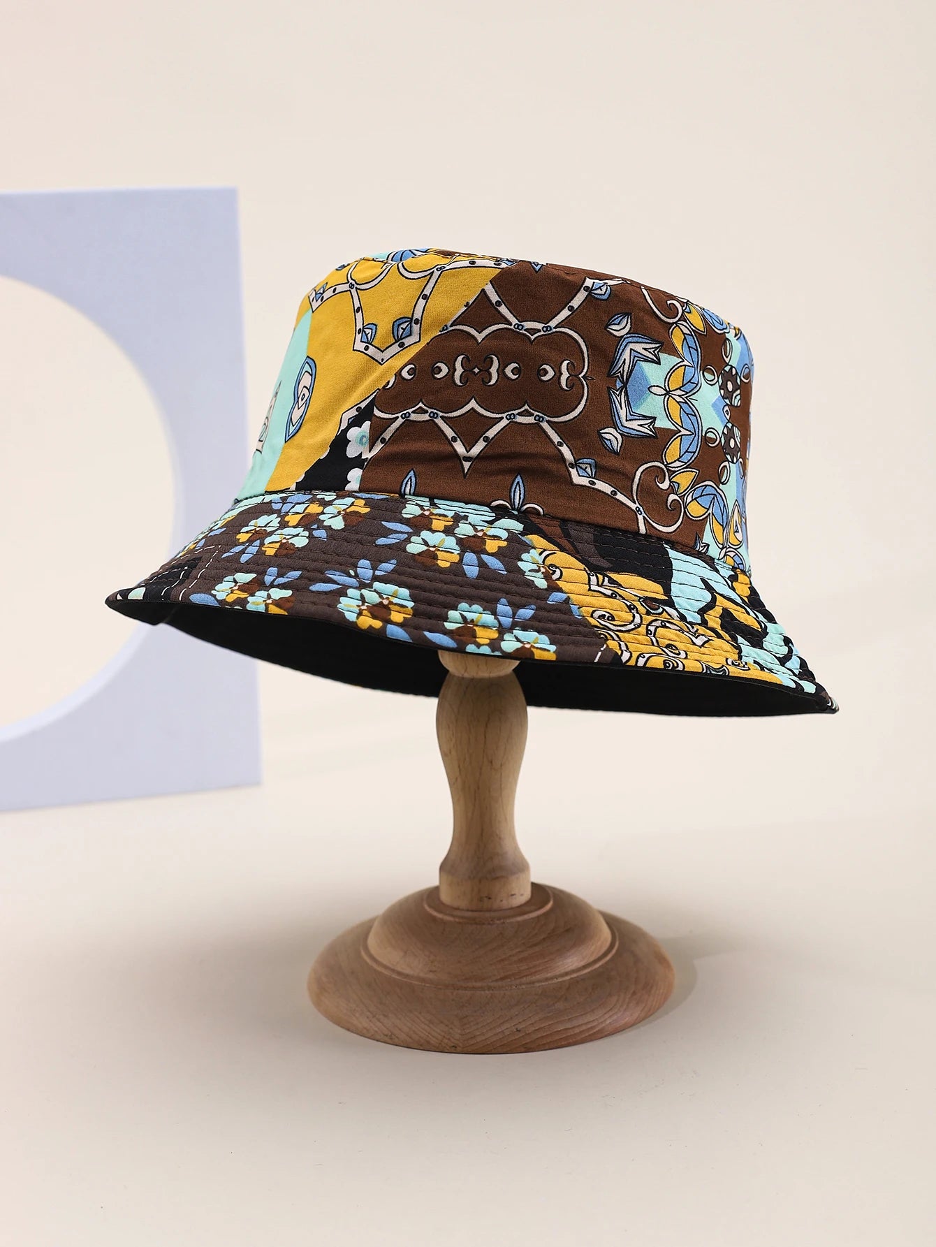 Women's Spring Summer Graffiti Bucket Hat Hip-Hop Flat Brim Street Dance KPOP Fashion Outdoor Sunshade Trendy Cap Sun Hat Men