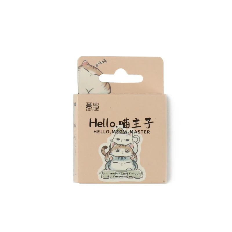 46pcs/Bag,Cat Stickers,Be for Suitcase Skateboard Luggage Laptop Phone Diy Sticke Decoration Stationery School Supplies Toys