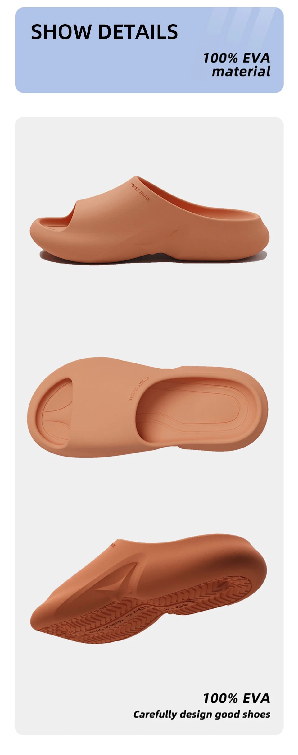 2025 New Fashion Men's Sports Shoes Non Slip Beach Sandals Indoor Outdoor High Quality EVA Slippers Comfortable Couple Slides