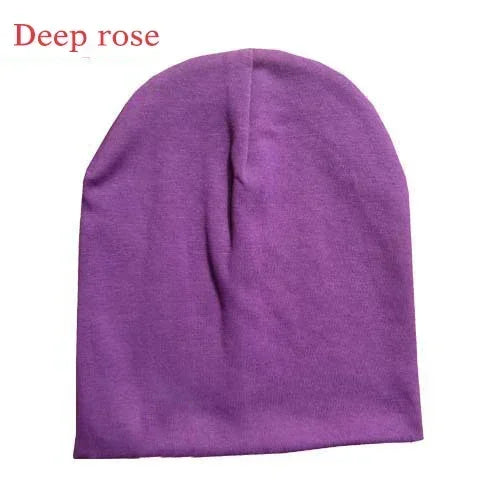 6M-3Y Baby Street Dance Hip Hop Hat Cotton Spring Autumn Toddler Cap Scarf for Boys Girls Winter Warm Solid Color Children