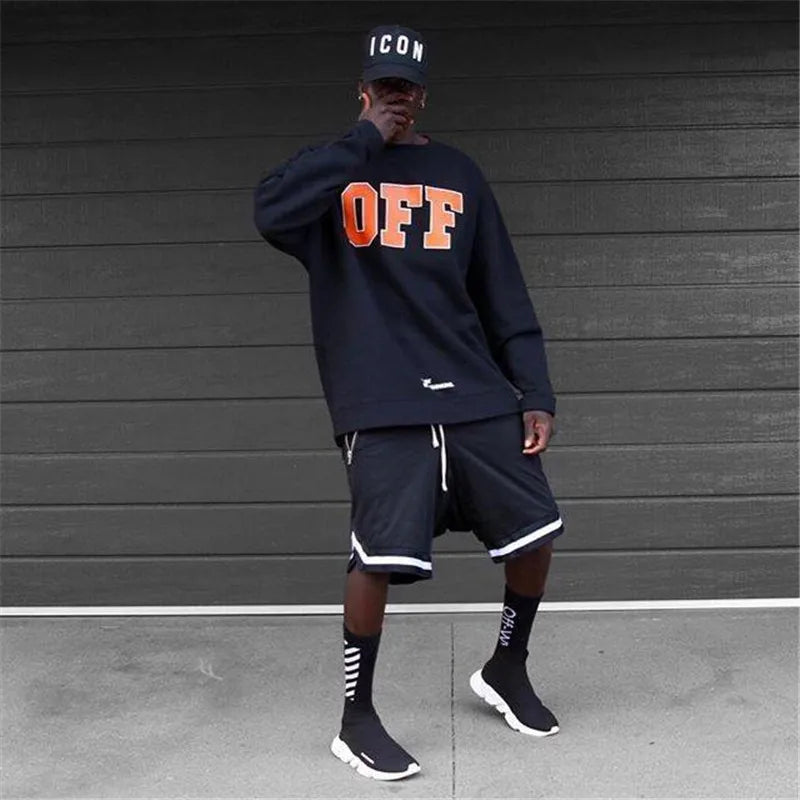 Men's Loose Shorts Male Basketball Gym Fitness Joggers Quick Dry Sports Outfits Hip Hop Rap Street Wear for Men