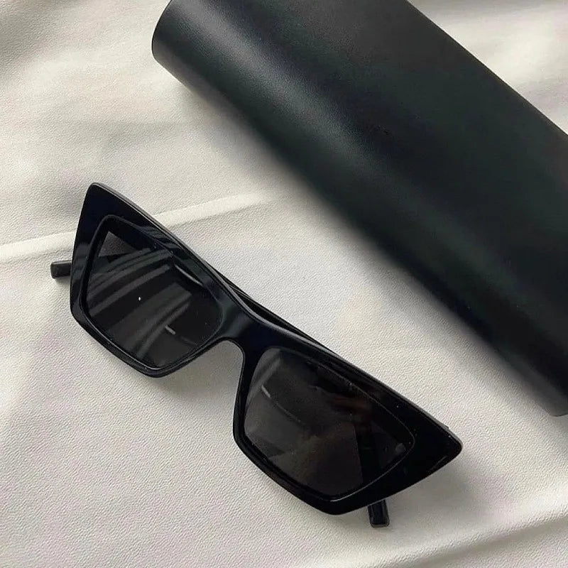 Hip-hop Cat Eye Sunglasses Aesthetic Shades Summer Retro Sunglasses for Women