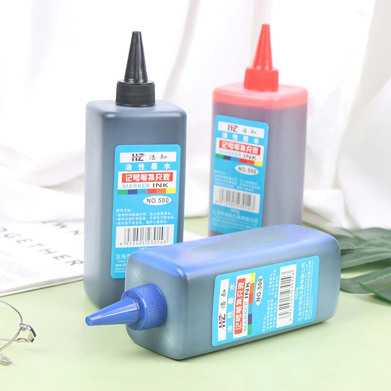 500ml Permanent Dry Graffiti Oil Marking Pen For Marking Pen To Add Ink, Smooth And Easy To Use Stationery