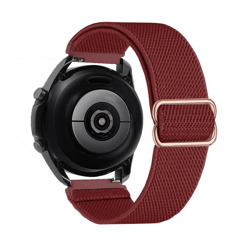 20mm/22mm Elastic Strap For Samsung Galaxy Watch 4 40mm/44mm/ Watch 5/ 5 Pro/Gear S3 Frontier/Gear S3 Classic/Watch 4 classic