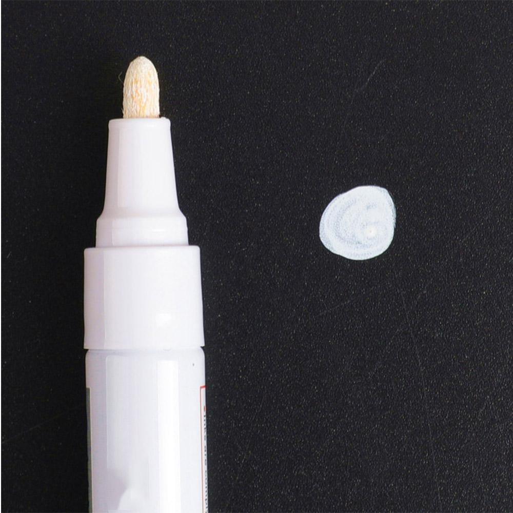 1Pc Car Oily Painting Pen Waterproof Permanent Graffiti Touch Up Tyre Marker Auto Rubber Tire Tread Mark Pen for Bike Cars Metal