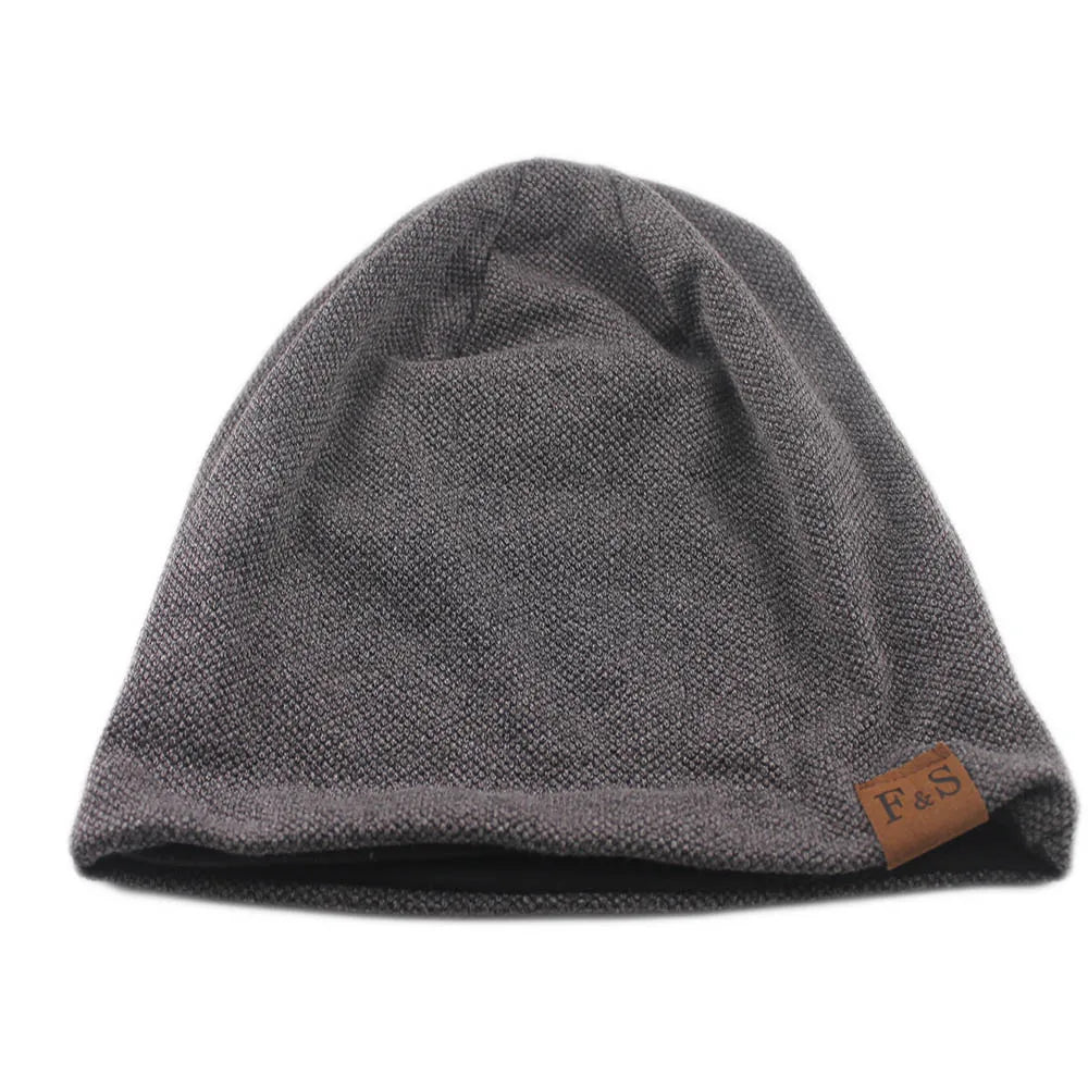 Fashion Bonnet Hat For Men And Women Autumn Knitted Solid Color Skullies Beanies Spring Casual Soft Turban Hats Hip Hop Beanie