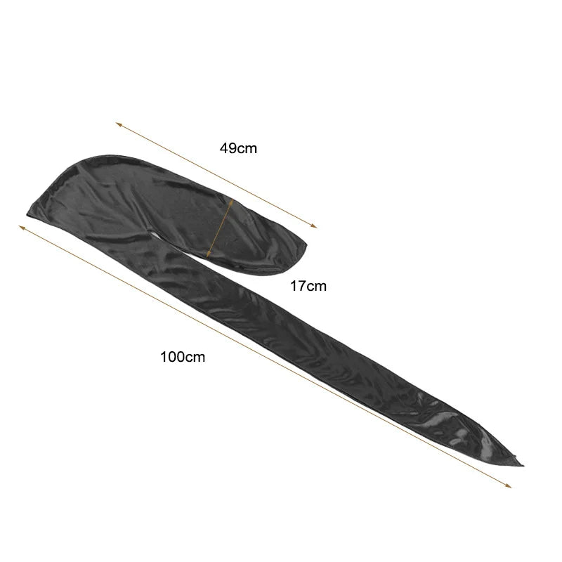 Long Tail Unisex Adult Satin Doo Rag Durag Bandanas Cap Pirate Hat Turban Men Hip Hop Headband Biker Headwrap Women Headwear