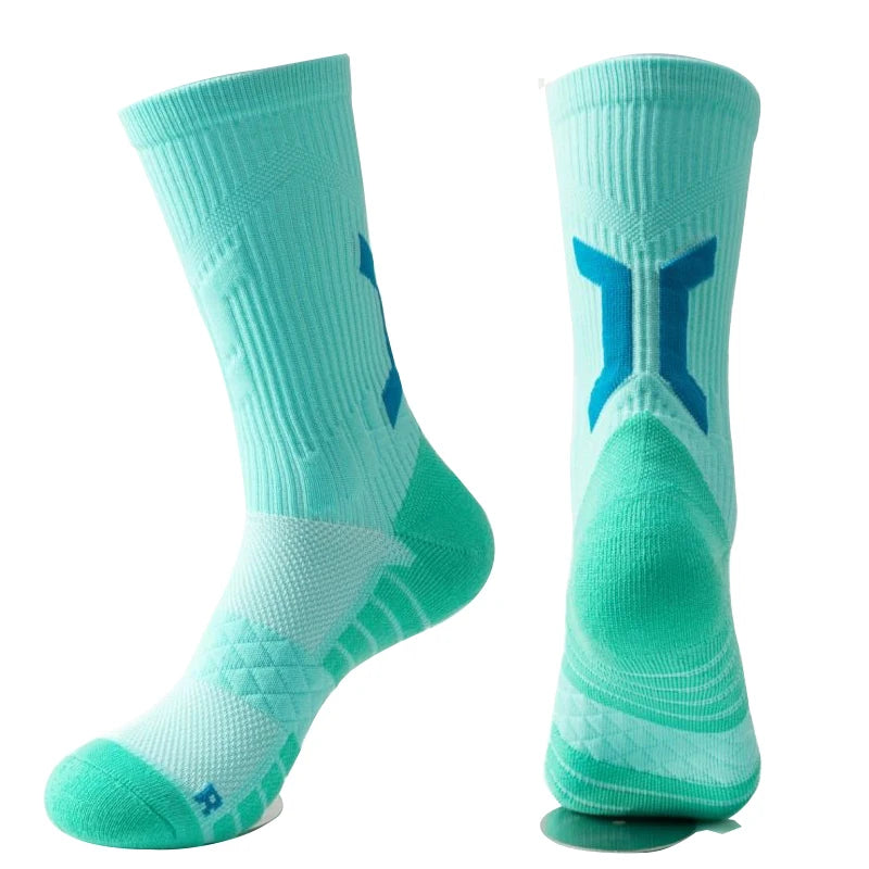 1/3pair professional basketball socks Men marathon compression running sport socks thick towel socks skateboarding socks for man