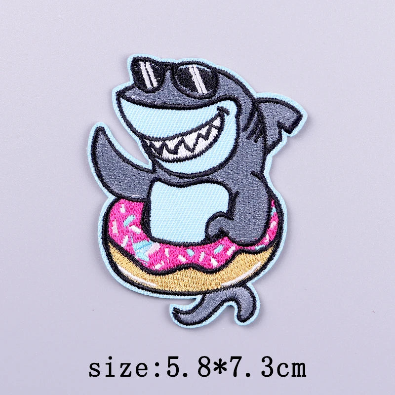 Little Yellow Duck Embroidery Patches For Clothing Hip Hop Animal Patch Iron On Patches On Clothes Fusible Patch Stickers Badges