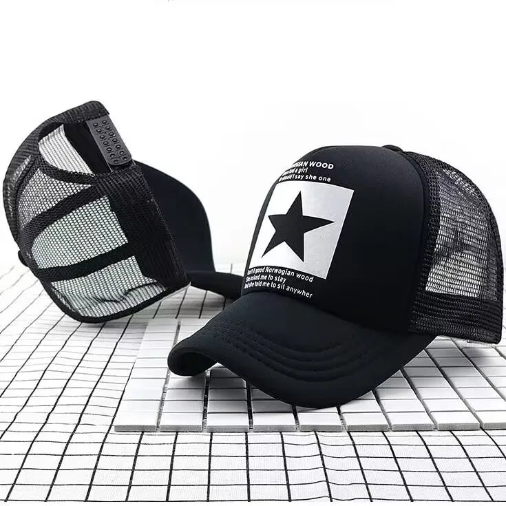 Fashion Spring Baseball Cap Snapback Mesh Hats Hip Hop Caps Cool Men Caps Female Outdoor Casual Sun Hat
