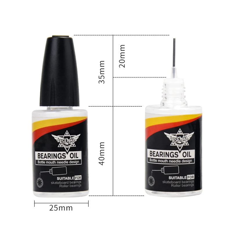 1 Bottle Skateboard Bearings Lubricant Repair Oil 20ml Lubricant Bearing Lubricating Oil for Roller Skate Drift Board